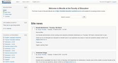 Desktop Screenshot of moodle.education.auckland.ac.nz