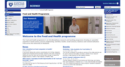 Desktop Screenshot of foodandhealth.auckland.ac.nz