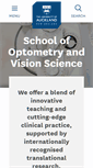 Mobile Screenshot of optometry.auckland.ac.nz