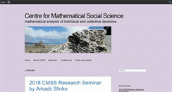 Desktop Screenshot of cmss.auckland.ac.nz