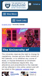 Mobile Screenshot of calendar.auckland.ac.nz