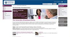 Desktop Screenshot of clinics.auckland.ac.nz