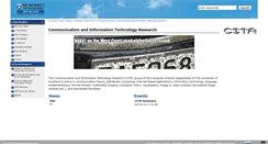 Desktop Screenshot of citr.auckland.ac.nz