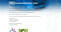 Desktop Screenshot of humannutritionunit.auckland.ac.nz