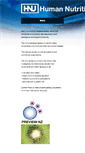 Mobile Screenshot of humannutritionunit.auckland.ac.nz