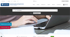 Desktop Screenshot of library.auckland.ac.nz