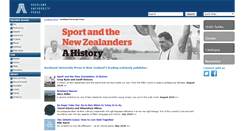 Desktop Screenshot of press.auckland.ac.nz