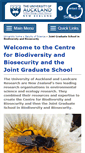 Mobile Screenshot of biodiversity-biosecurity.auckland.ac.nz